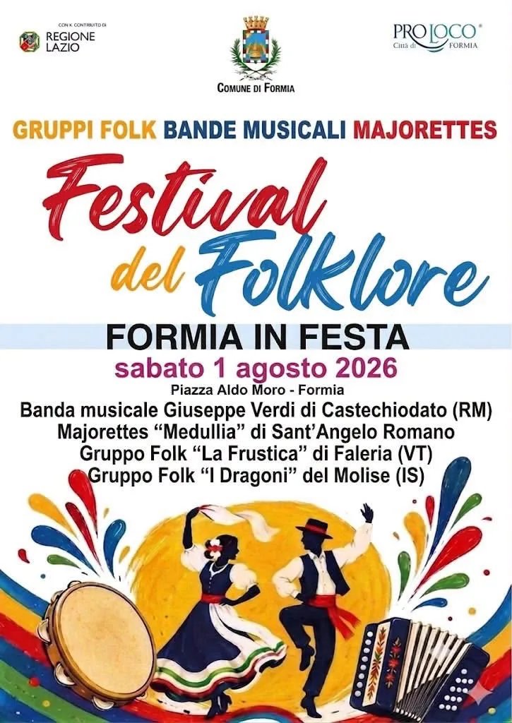 Locandina Festival del Folklore Formia in Festa 2026 a Formia (Latina)