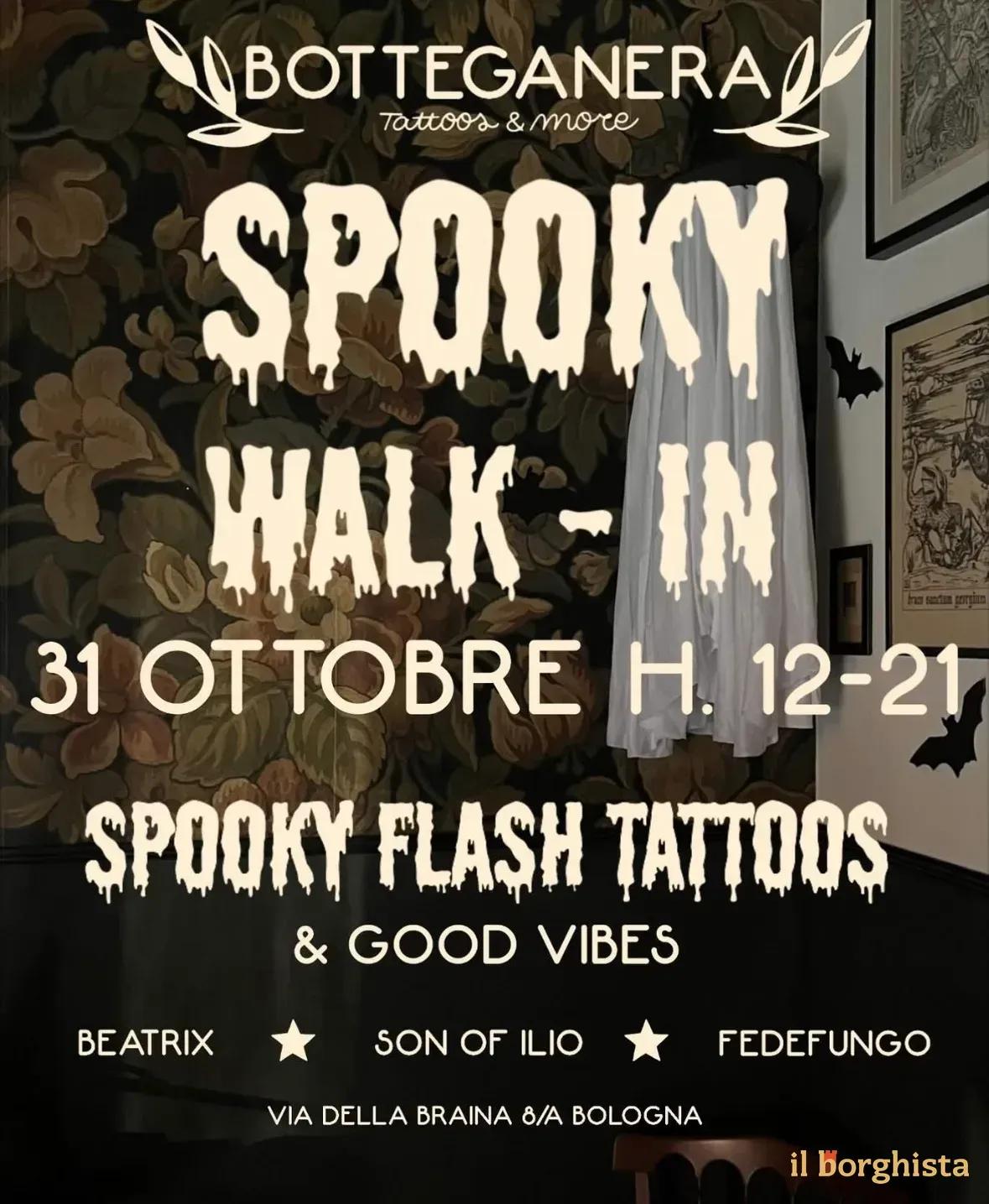 Locandina Botteganera Spooky Walk-In 2026 a Bologna (BO)