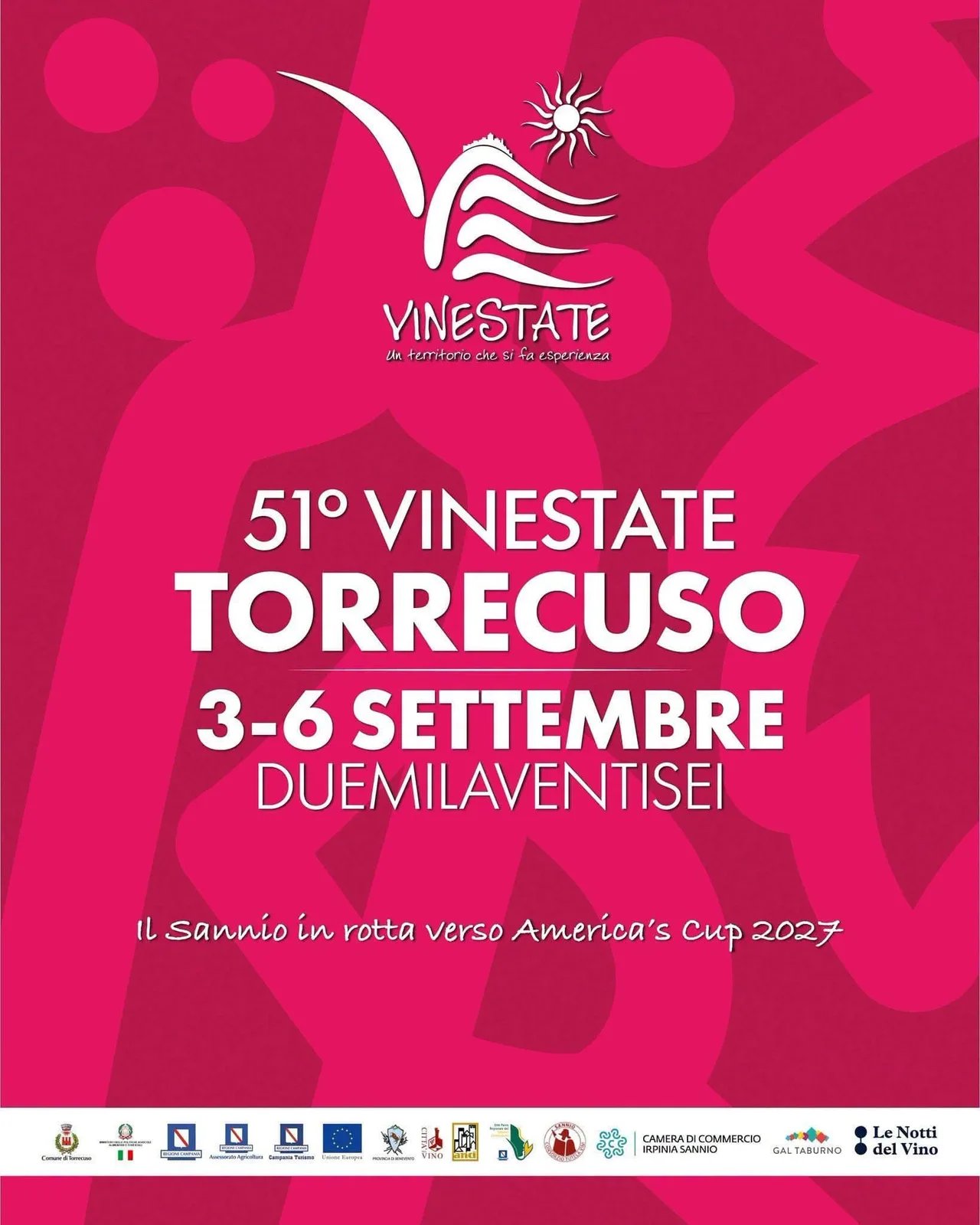 Locandina 51° Vinestate Torrecuso 2026 a Torrecuso (Benevento)