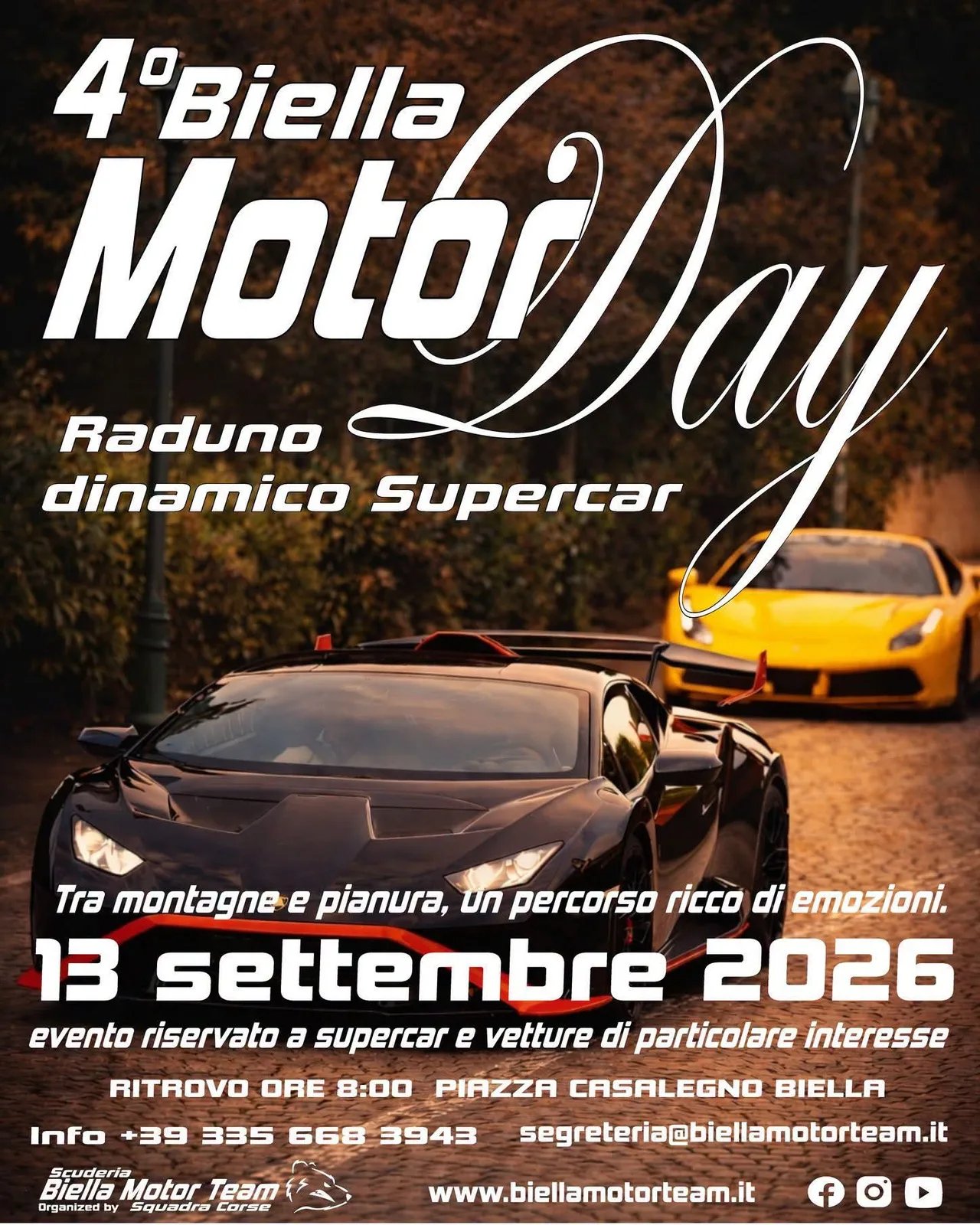Locandina 4° Biella Motor Day 2026 a Biella (Biella)