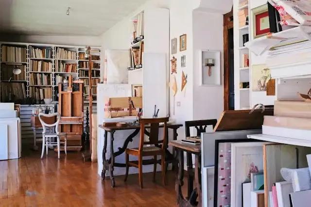 Studio e Appartamento di Antonio Calderara – foto © FAI – Fondo Ambiente Italiano