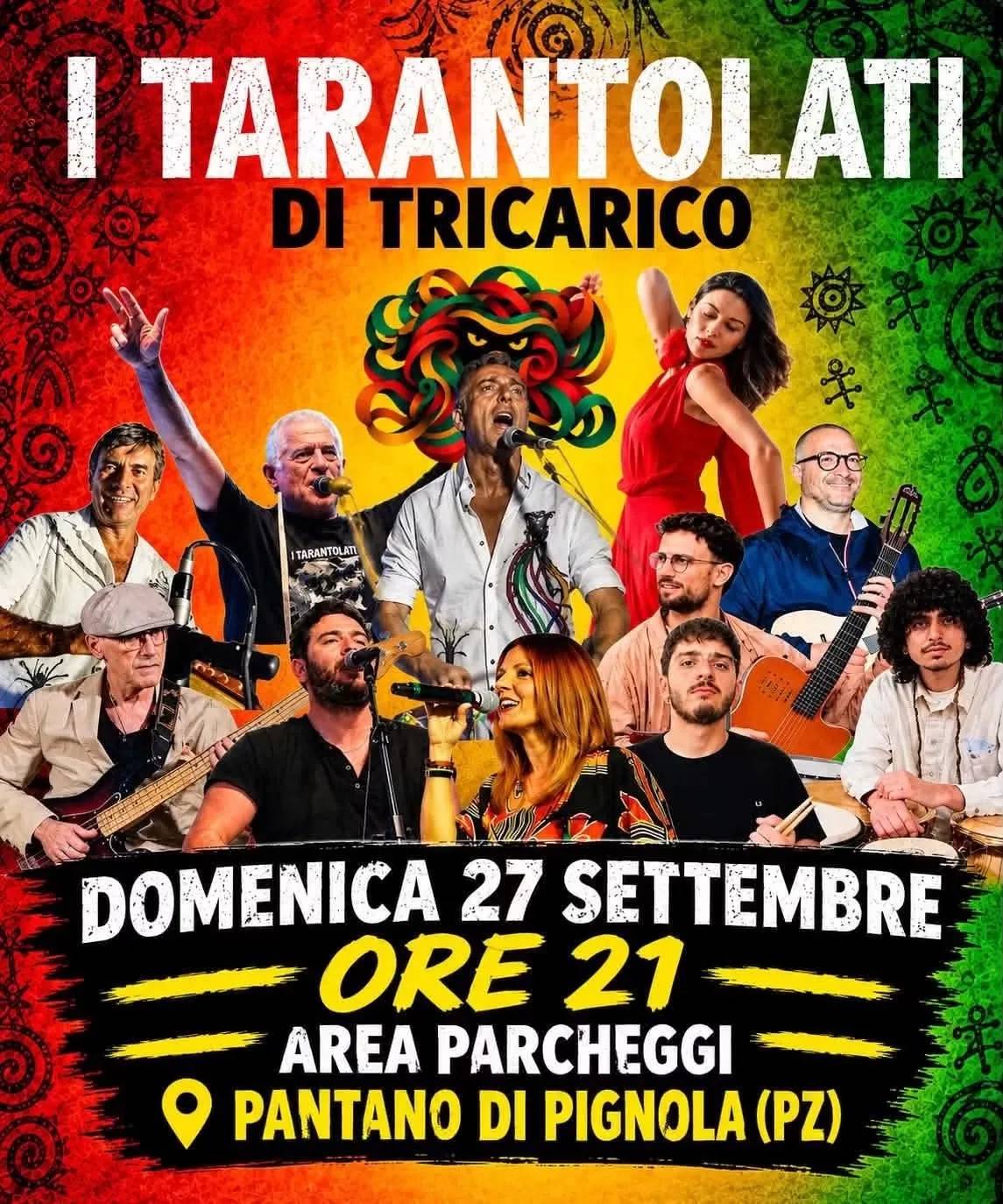 Locandina I Tarantolati di Tricarico 2026 a Pignola (Potenza)