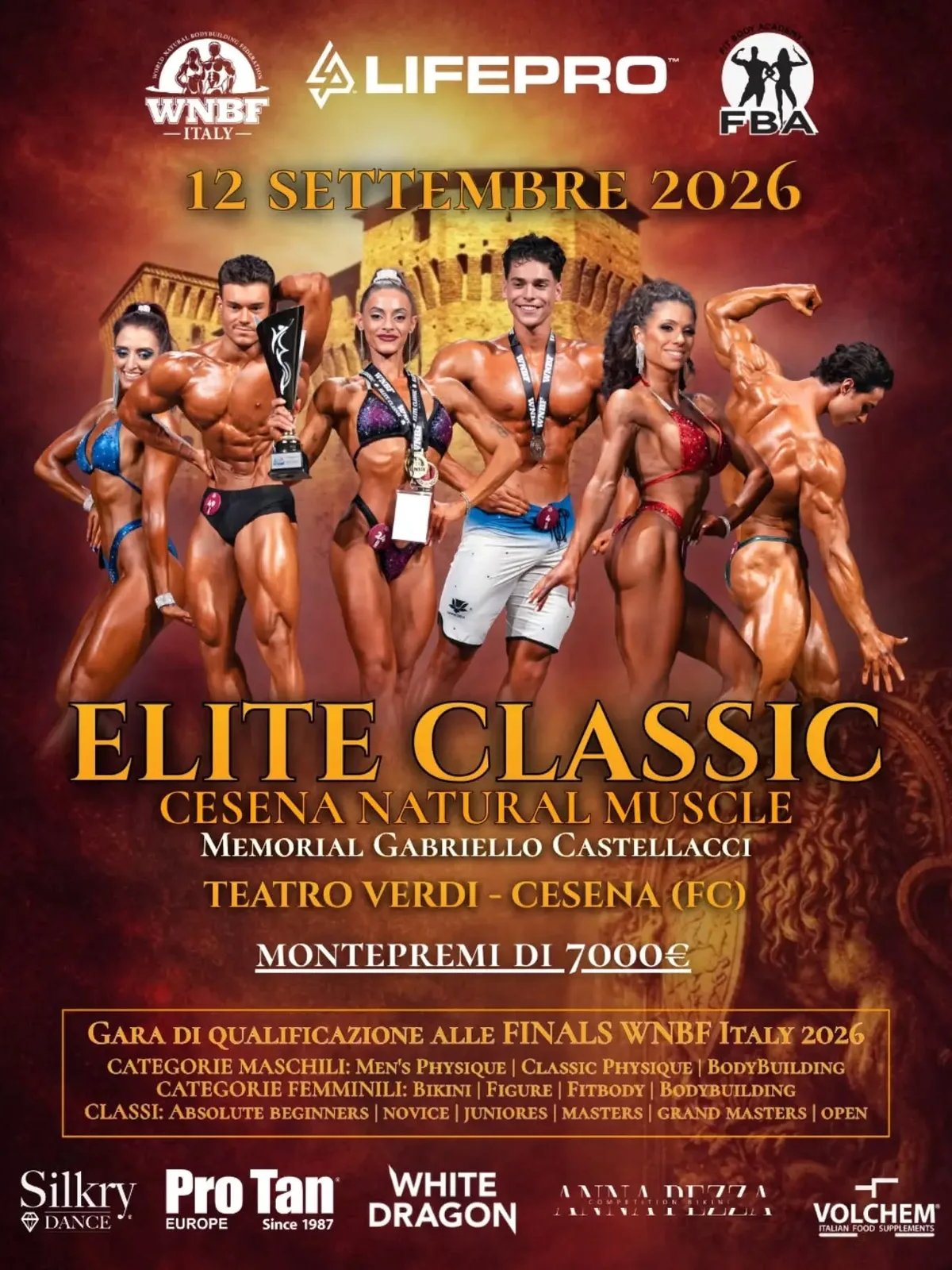 Locandina Elite Classic Cesena Natural Muscle 2026 a Cesena (Forlì-cesena)
