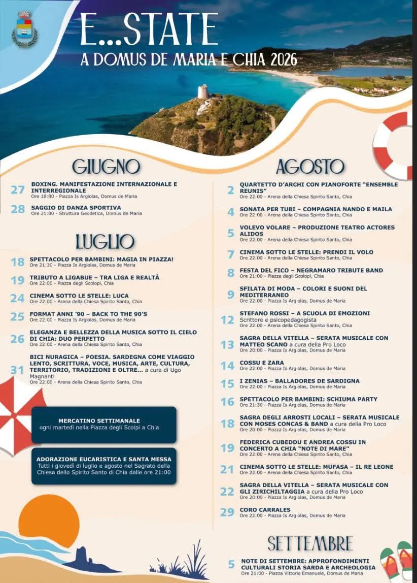Locandina Cossu e Zara 2026 — Domus de Maria a Domus de Maria (Cagliari)