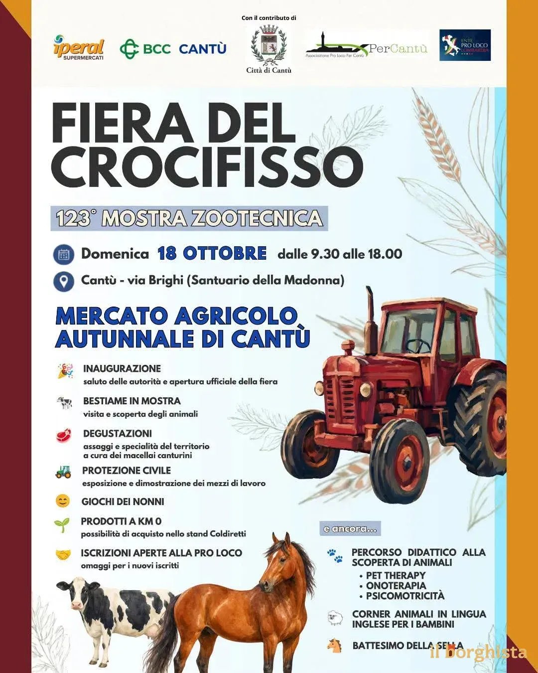 123ª Mostra Zootecnica Fiera del Crocifisso 2026