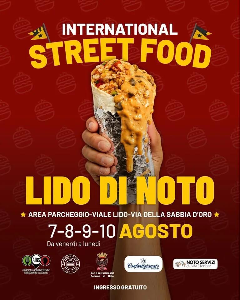 Locandina International Street Food Lido di Noto 2026 a Noto (Siracusa)