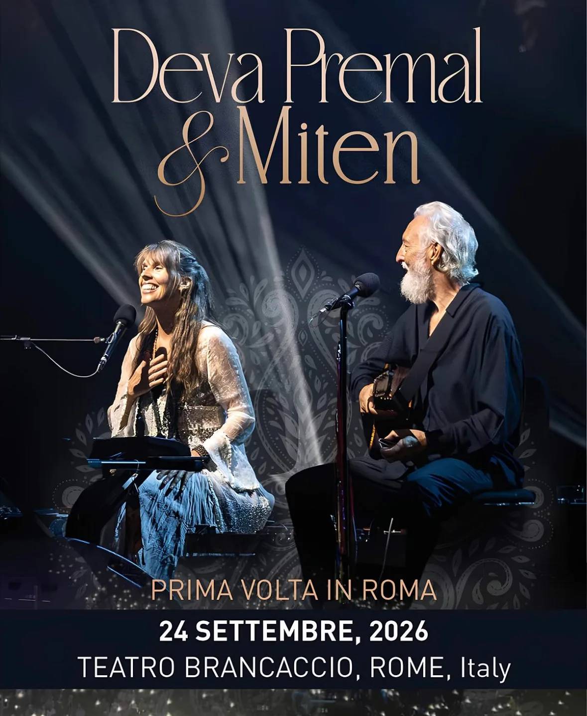 Locandina Deva Premal & Miten - Primo Concerto a Roma 2026 a Roma (Roma)