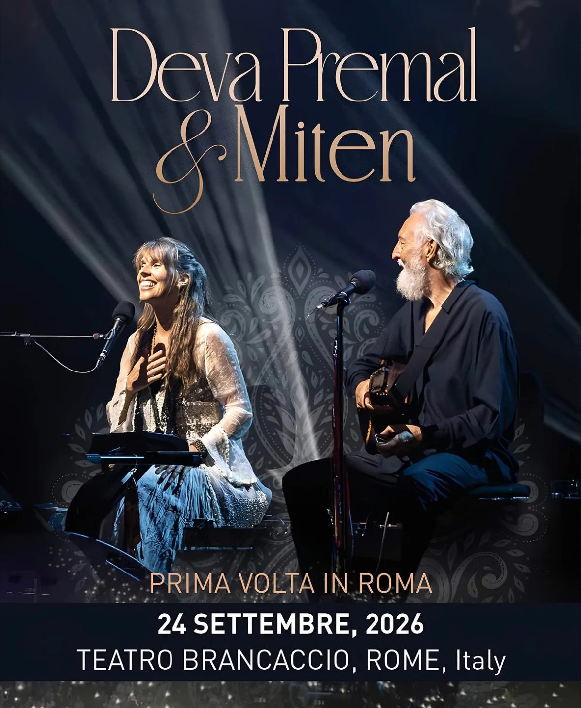 Locandina Deva Premal & Miten - Primo Concerto a Roma 2026 a Roma (Roma)