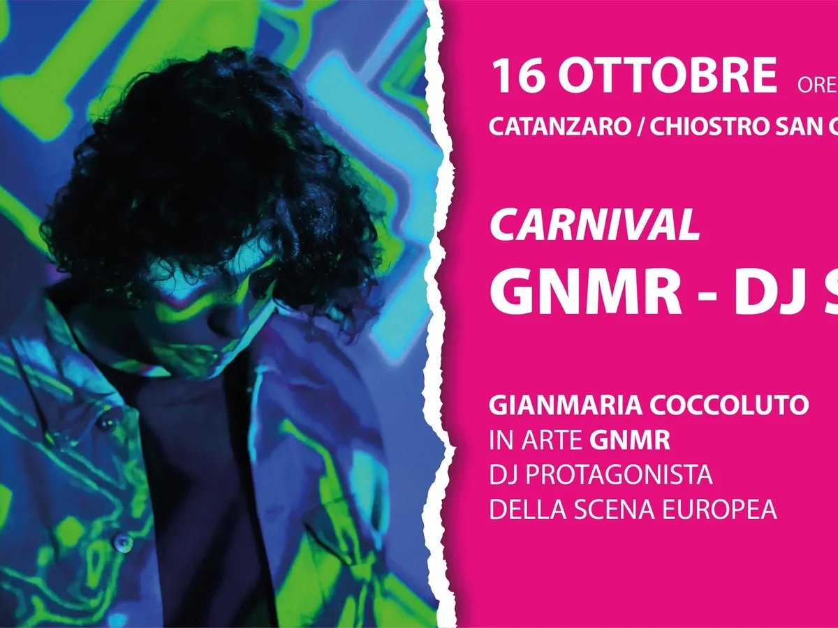 Locandina Carnival GNMR - DJ Set 2026 a Catanzaro (Catanzaro)