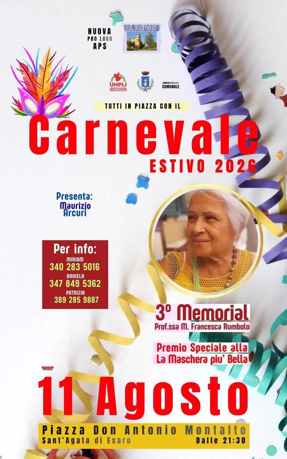 Carnevale Estivo — Sant'Agata di Esaro