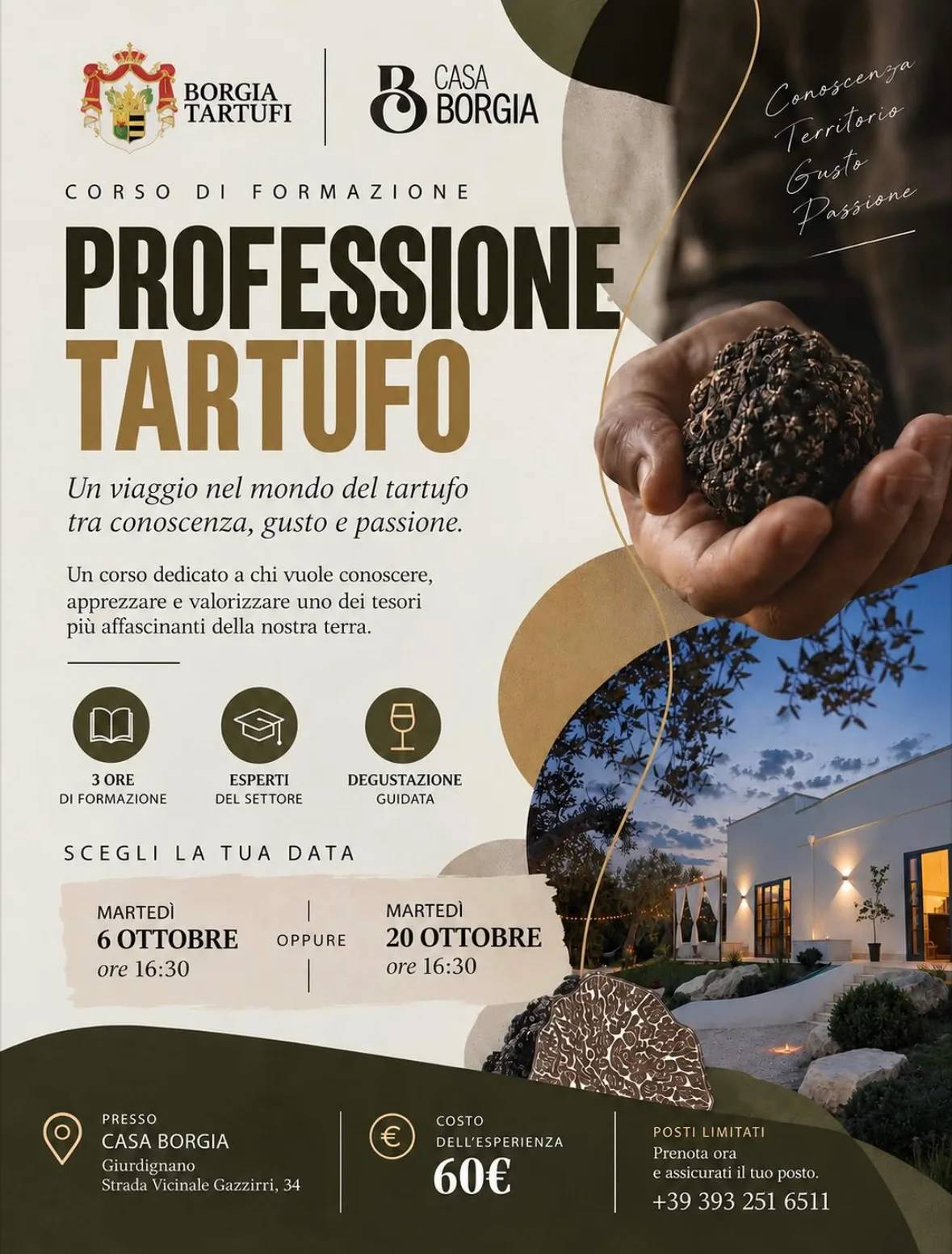 Locandina Professione Tartufo 2026 a Giurdignano (Lecce)
