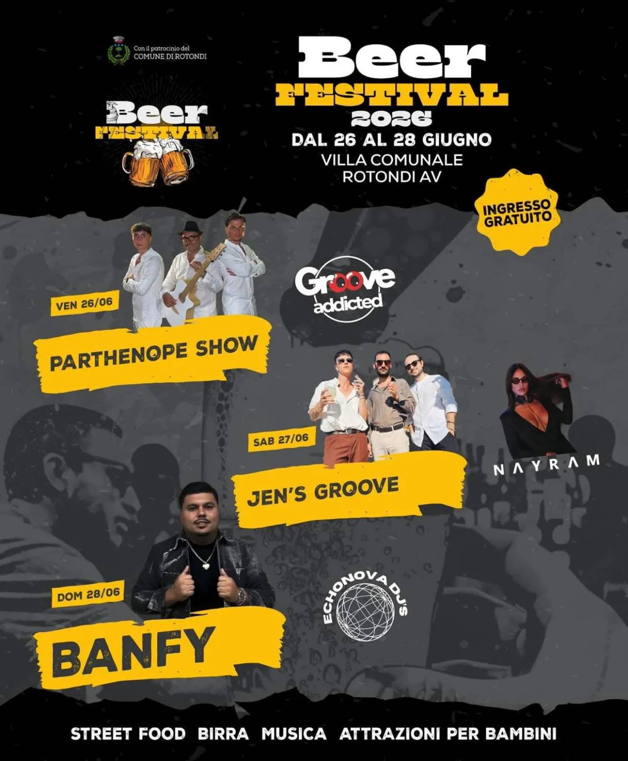 Locandina Beer Festival 2026 a Rotondi (Avellino)