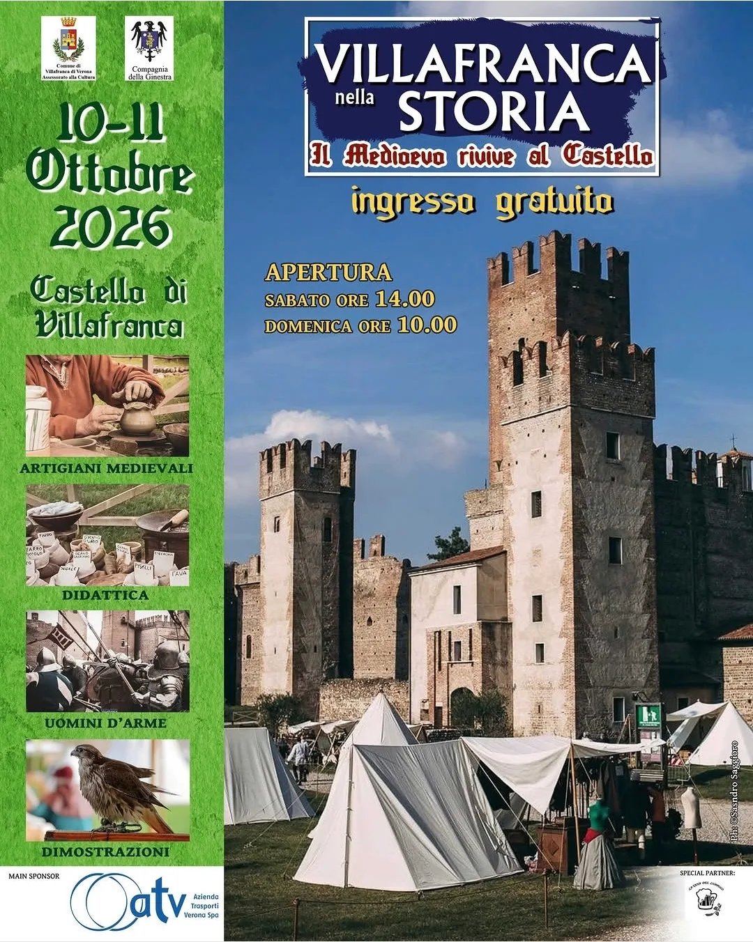Locandina Villafranca nella Storia 2026 a Villafranca di Verona (Verona)