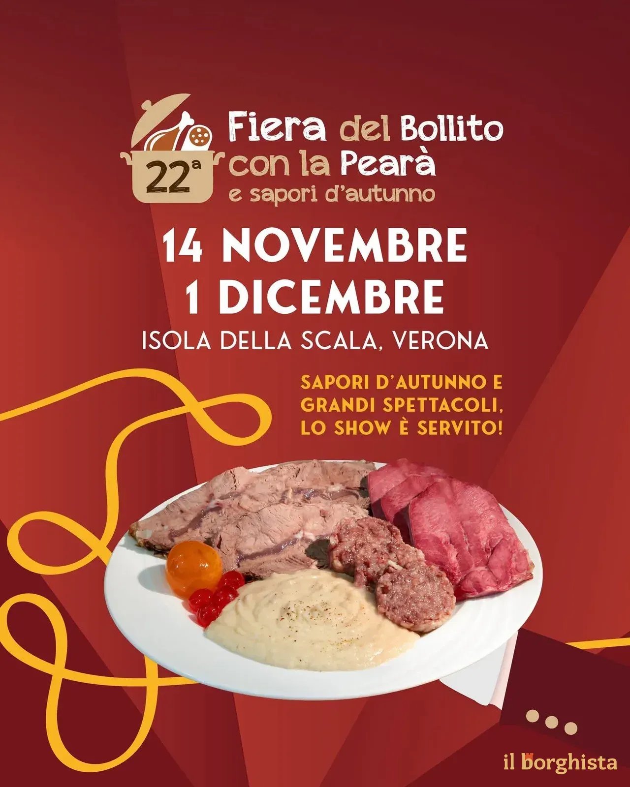 22ª Fiera del bollito con la pearà e sapori d'autunno 2026