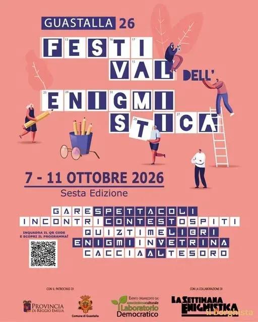 Locandina Festival dell'Enigmistica 2026 a Guastalla (Reggio Emilia)