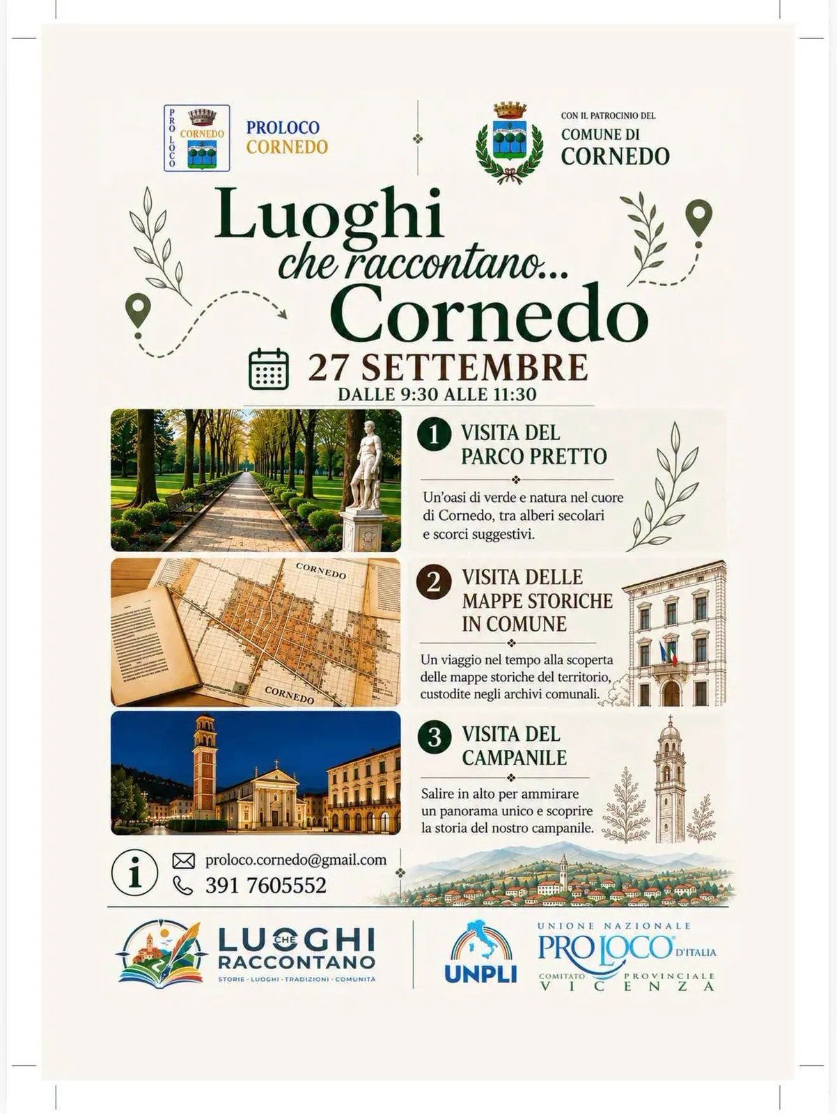 Locandina Luoghi che raccontano... Cornedo 2026 a Cornedo (Vicenza)