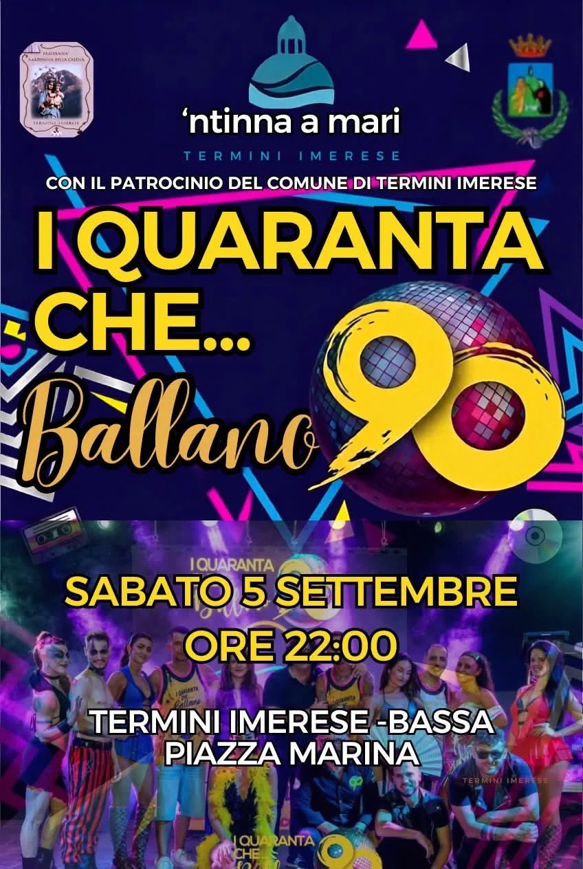 Locandina I Quaranta che... Ballano 2026 a Termini Imerese (Palermo)