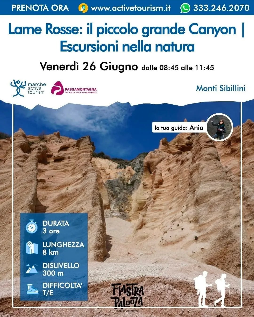 Locandina Lame Rosse: il piccolo grande Canyon 2026 a Visso (Macerata)