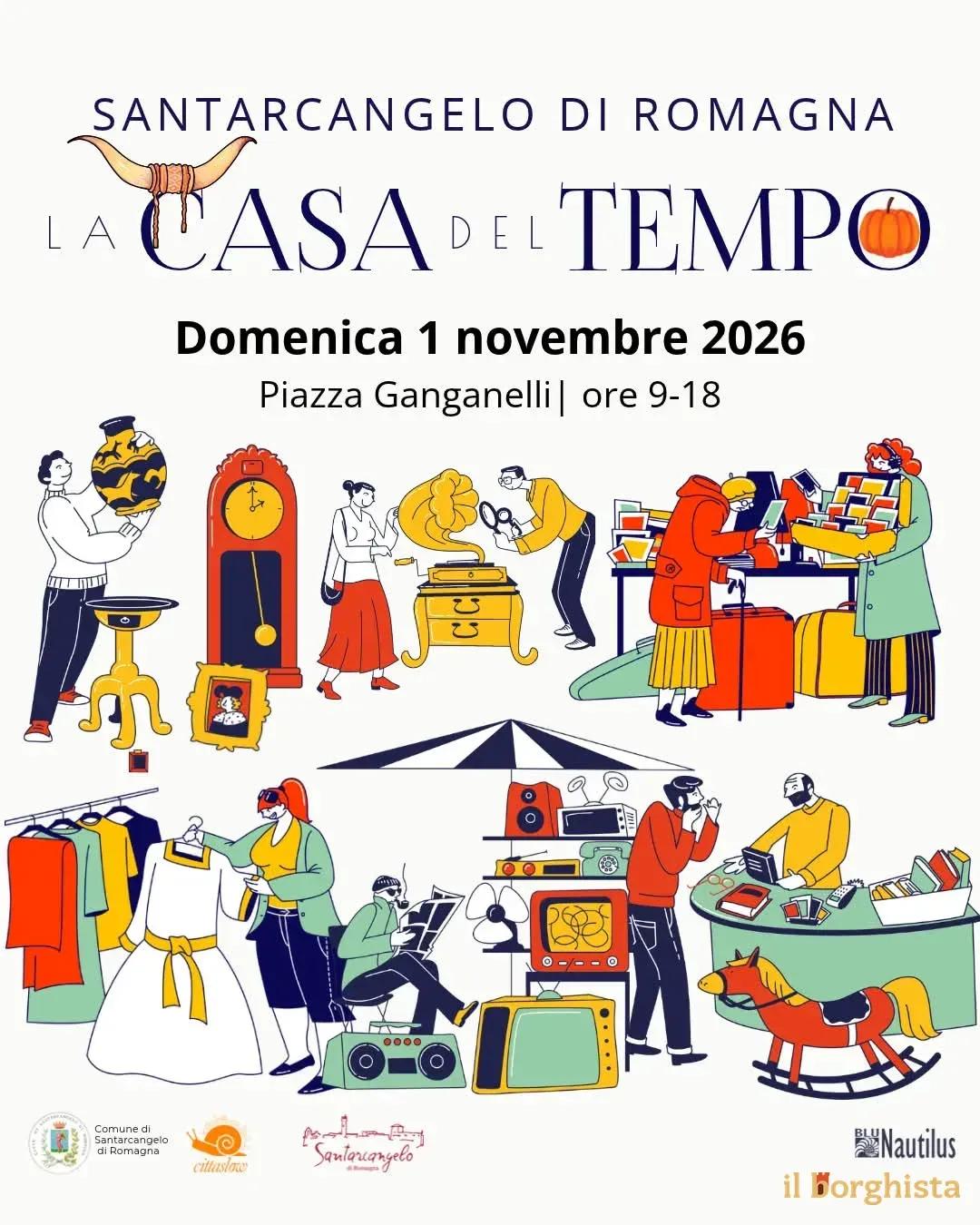 Locandina La Casa del Tempo 2026 a Santarcangelo di Romagna (Rimini)