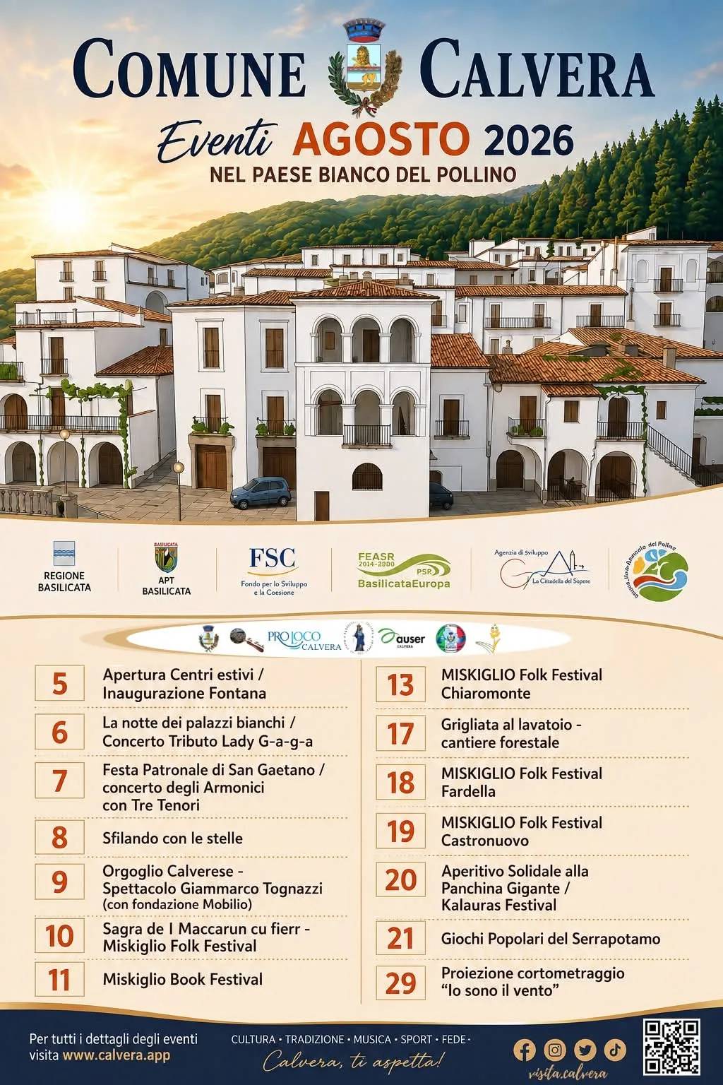 Locandina Miskiglio Folk Festival 2026 a Calvera (Potenza)