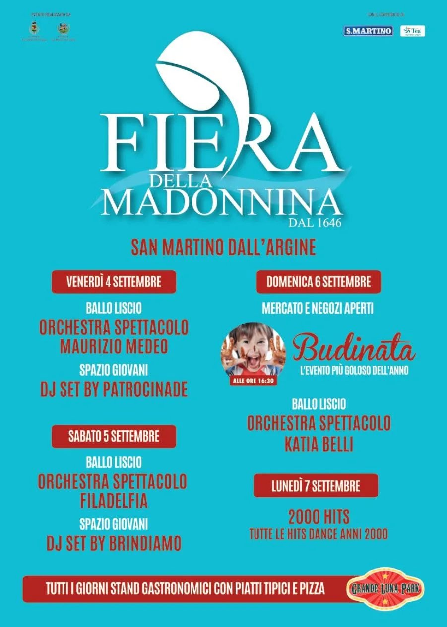 Locandina Fiera della Madonnina 2026 a San Martino dall'Argine (Mantova)