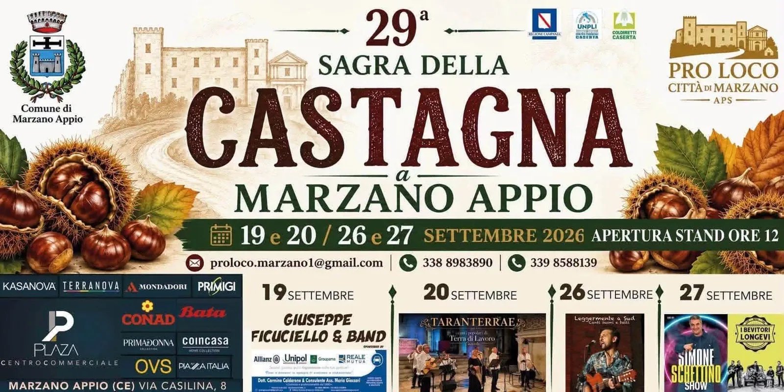 29ª Sagra della Castagna 2026