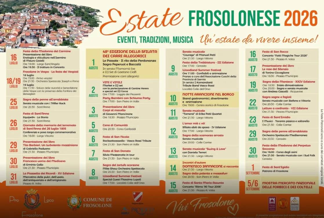 Locandina Vini & Vinili market e DJ set 2026 a Frosolone (Isernia)
