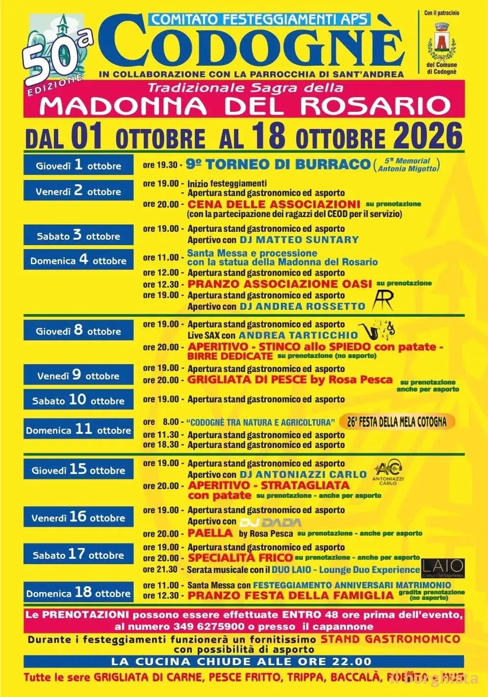 9ª Tradizionale Sagra della Madonna del Rosario 2026