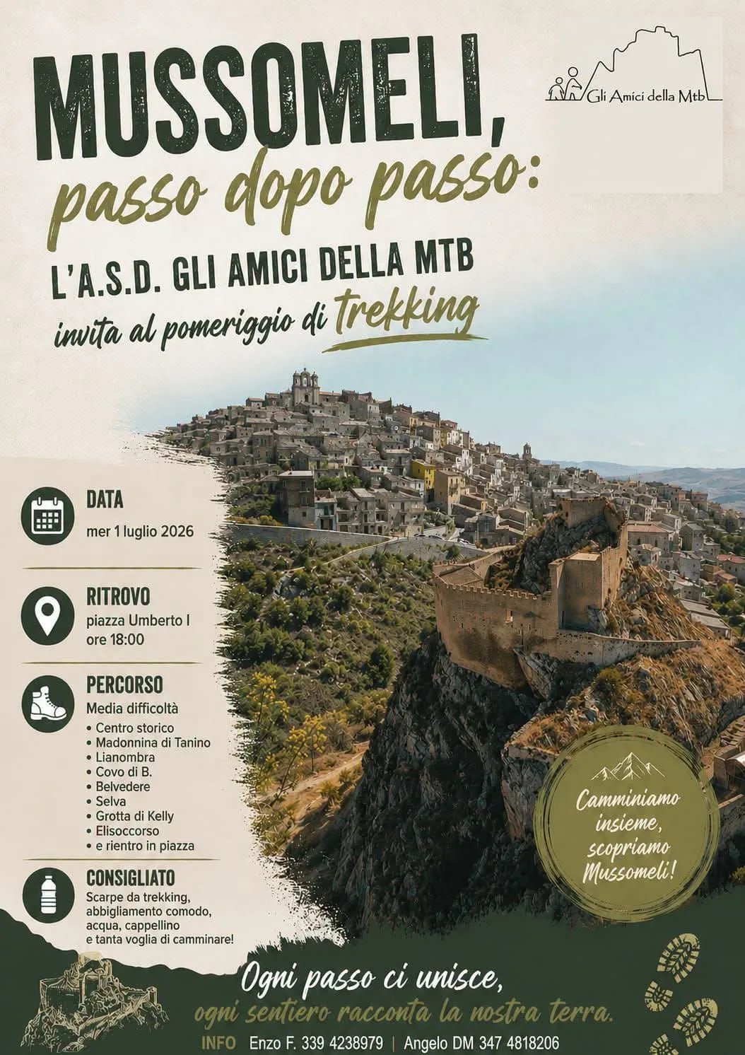 Locandina Trekking a Mussomeli 2026 a Mussomeli (Caltanissetta)