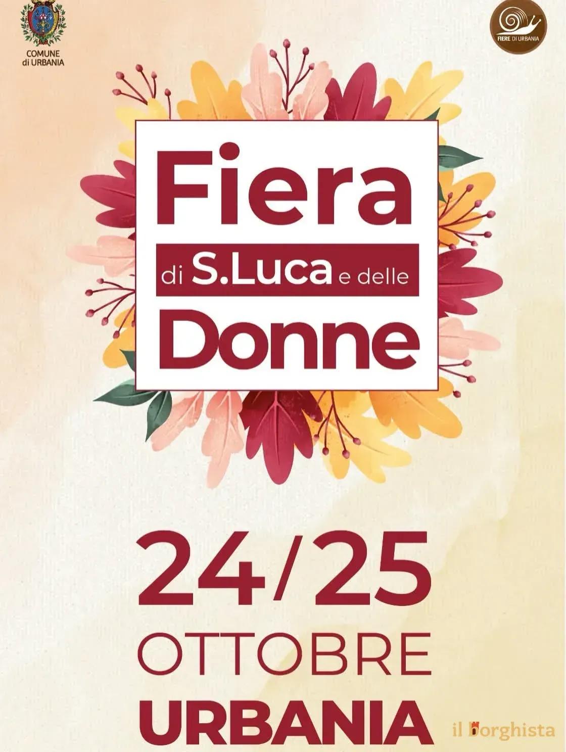 Locandina Fiera di S.Luca e delle Donne 2026 a Urbania (Pesaro e Urbino)