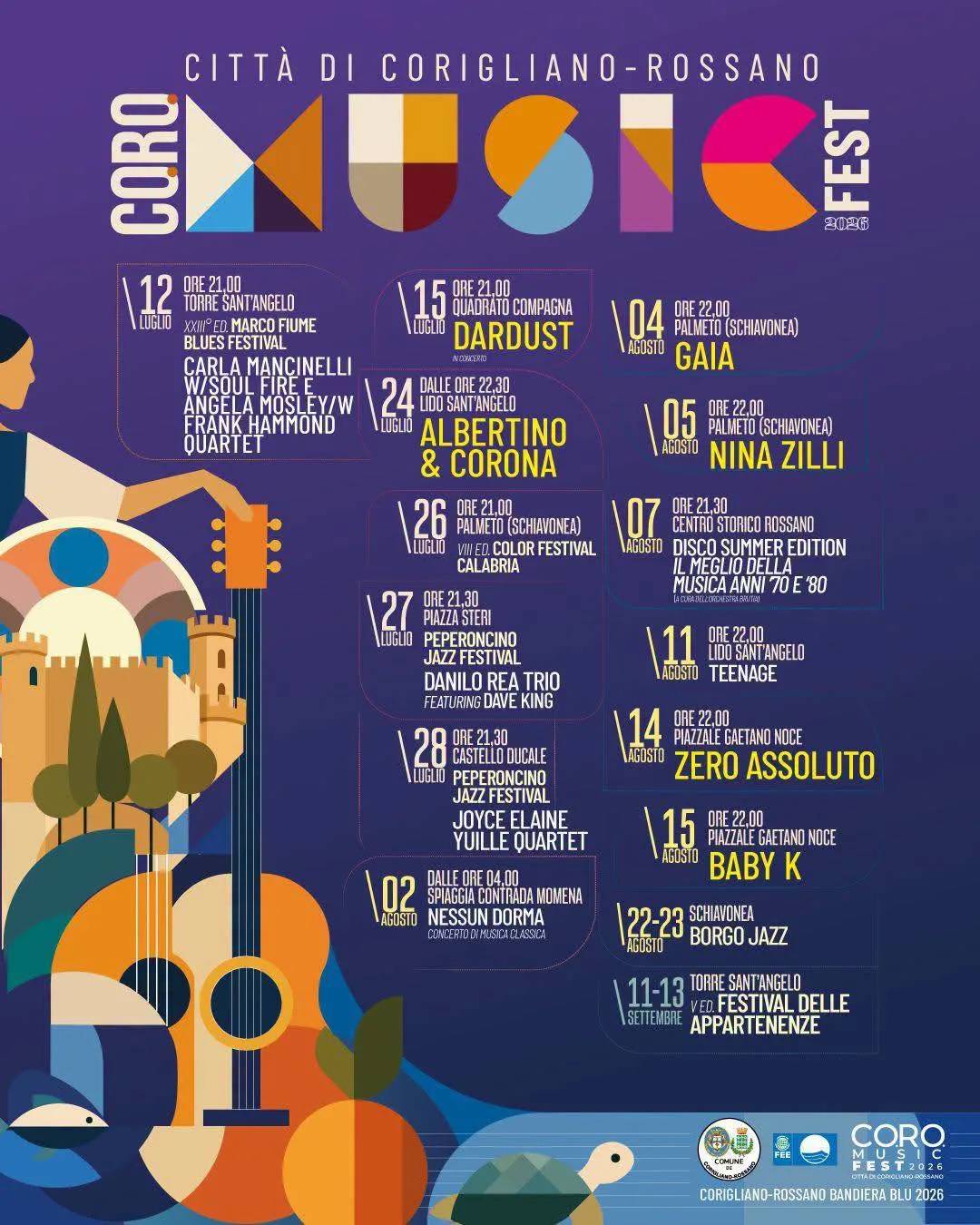 Locandina Peperoncino Jazz: Joyce Elaine Yuille 2026 a Corigliano-Rossano (Cosenza)