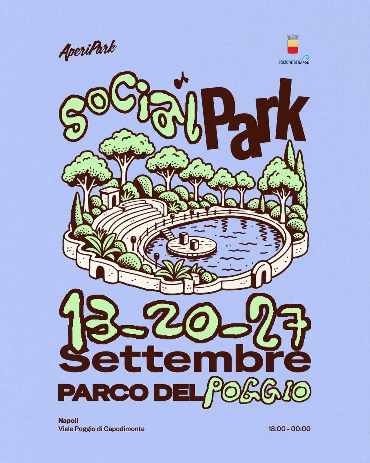 Locandina AperiPark Social Park 2026 a Napoli (NA)