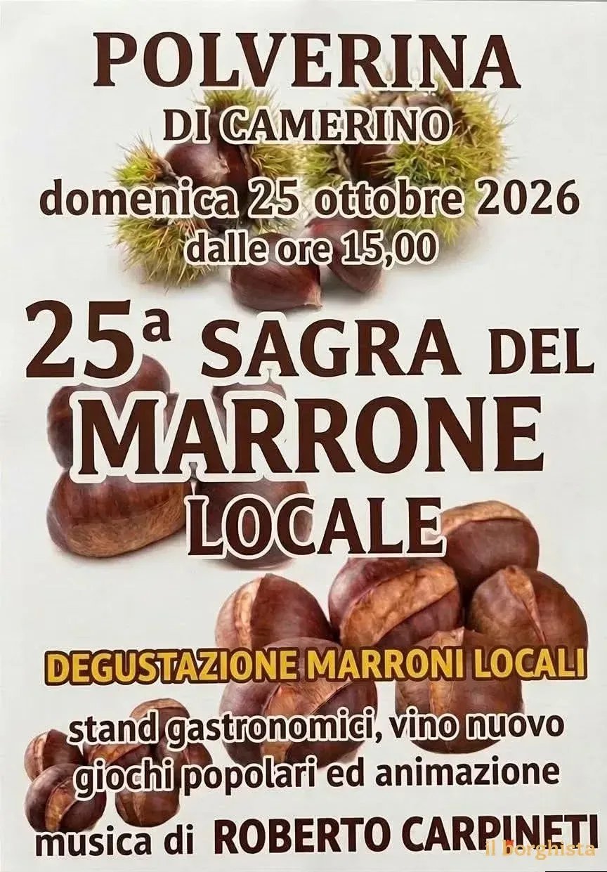 25ª Sagra del Marrone Locale 2026