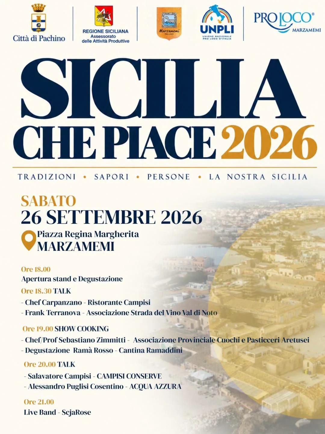 Locandina Sicilia che Piace 2026 a Pachino (Siracusa)