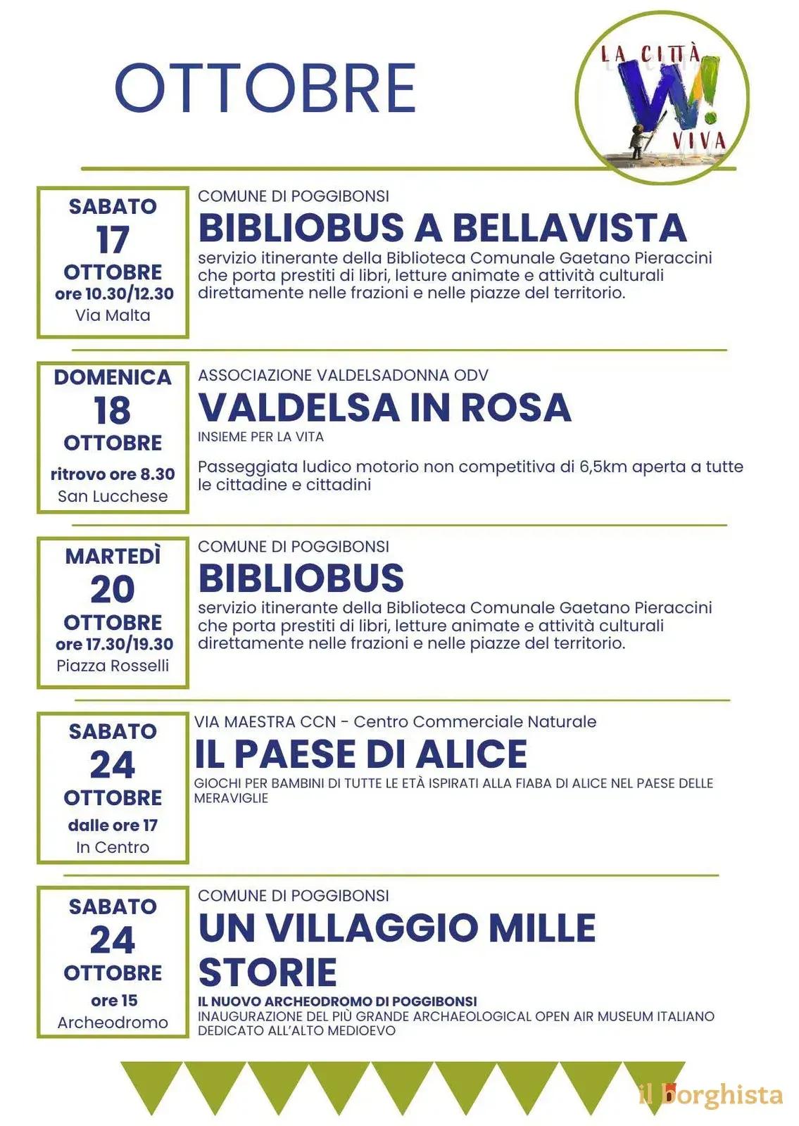Locandina La Città Viva 2026 a Poggibonsi (Siena)