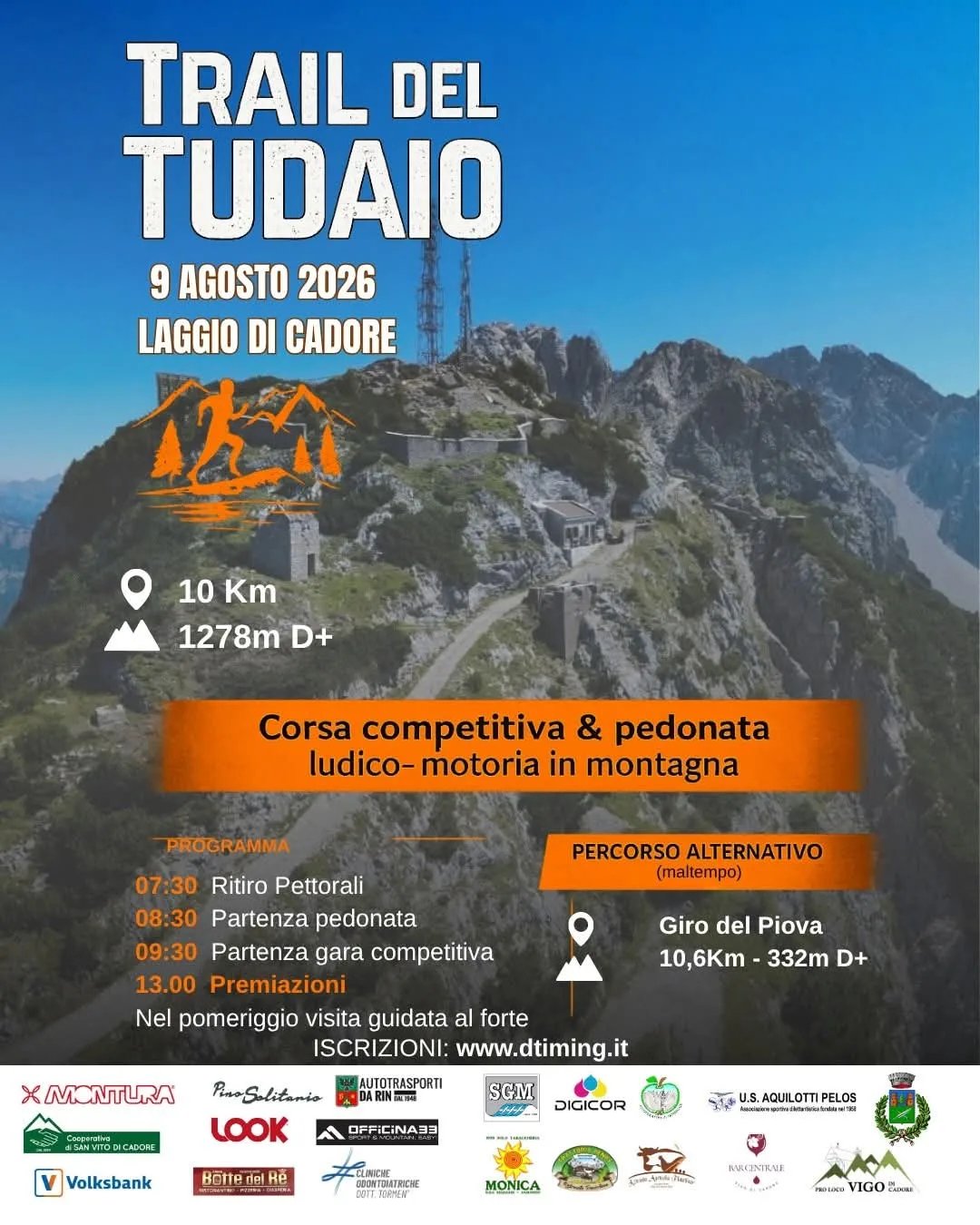 Locandina Trail del Tudaio 2026