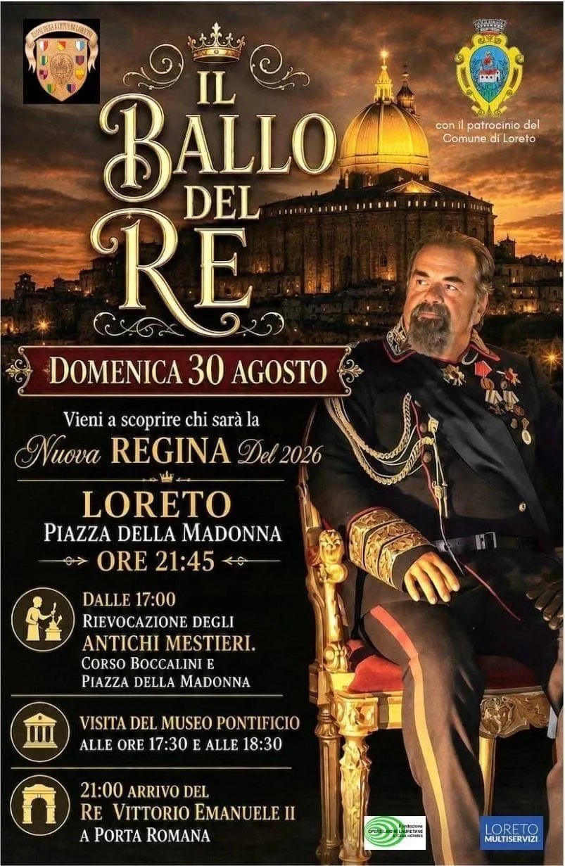 Locandina Il Ballo del Re 2026 a Loreto a Loreto (Ancona)