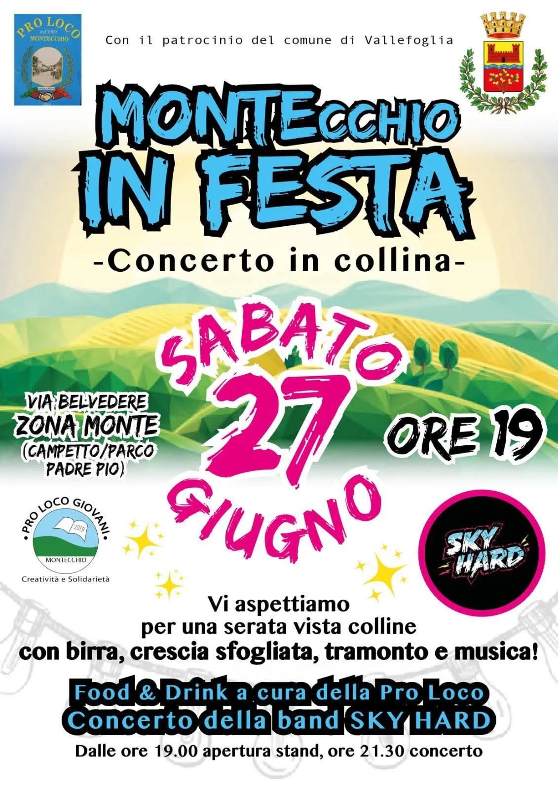 Locandina Monte di Festa 2026 a Vallefoglia (Pesaro e urbino)