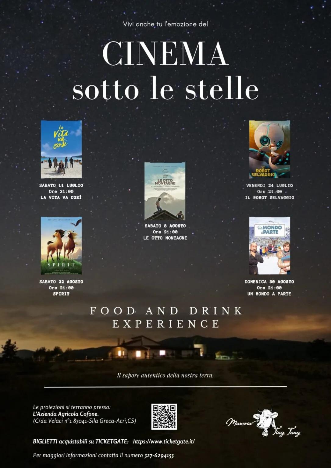 Locandina Cinema sotto le stelle: Un mondo a parte 2026 a Acri (Cosenza)