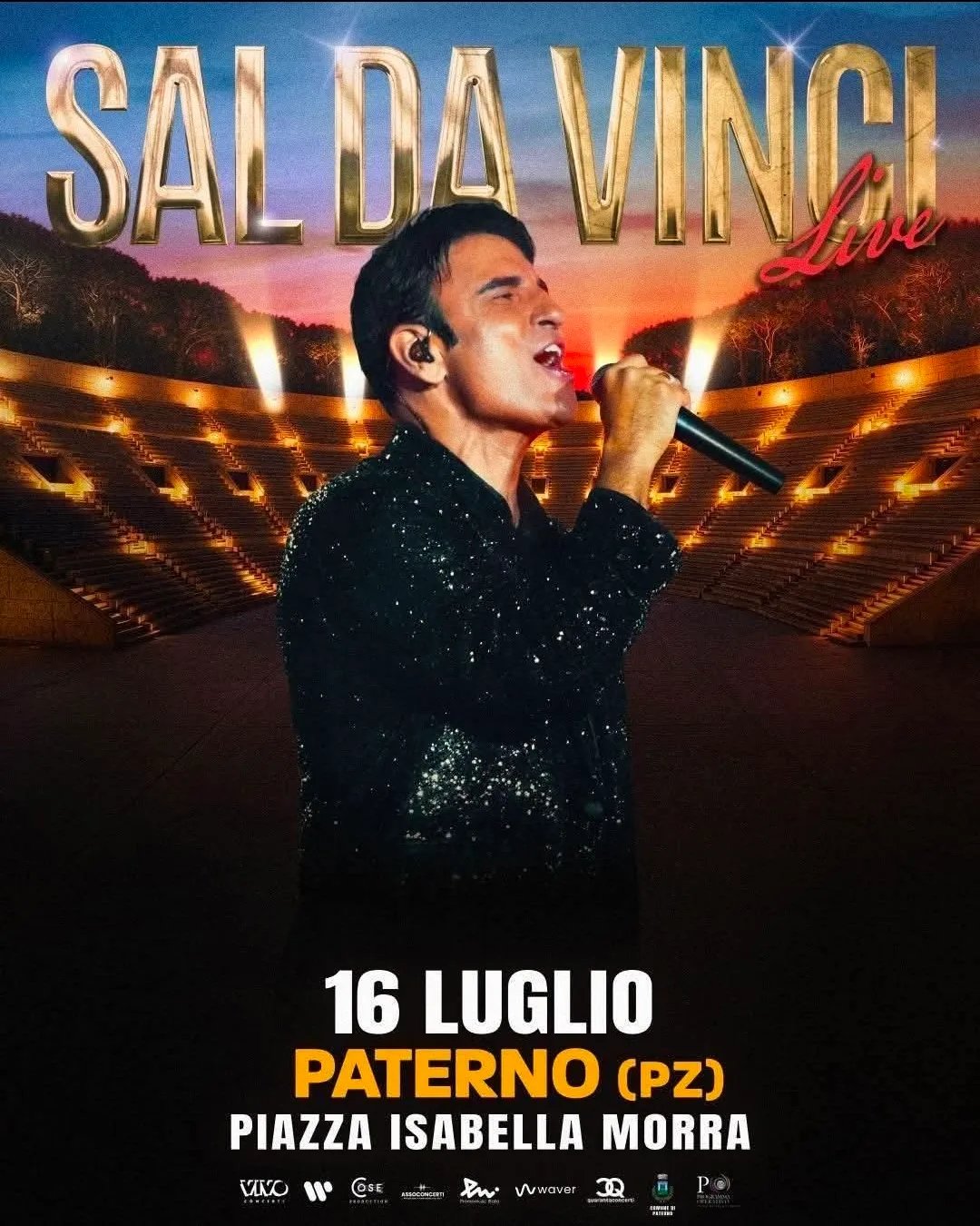 Locandina Sal Da Vinci Live 2026 a Paterno (Potenza)