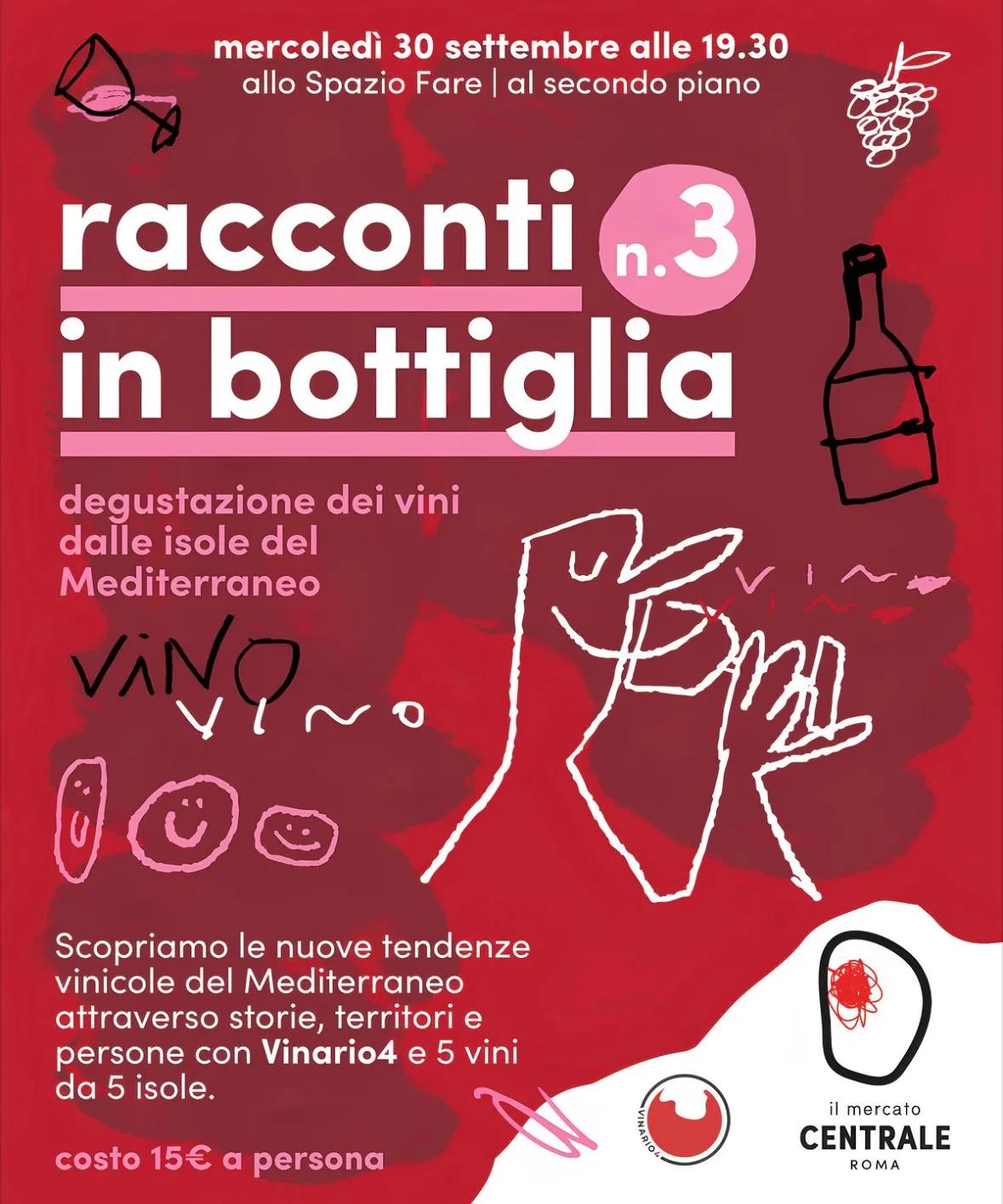 Locandina Racconti n.3 in bottiglia 2026 a Roma (RM)