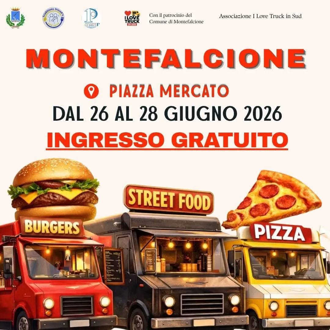 Locandina Street Food a Montefalcione 2026 a Montefalcione (Avellino)