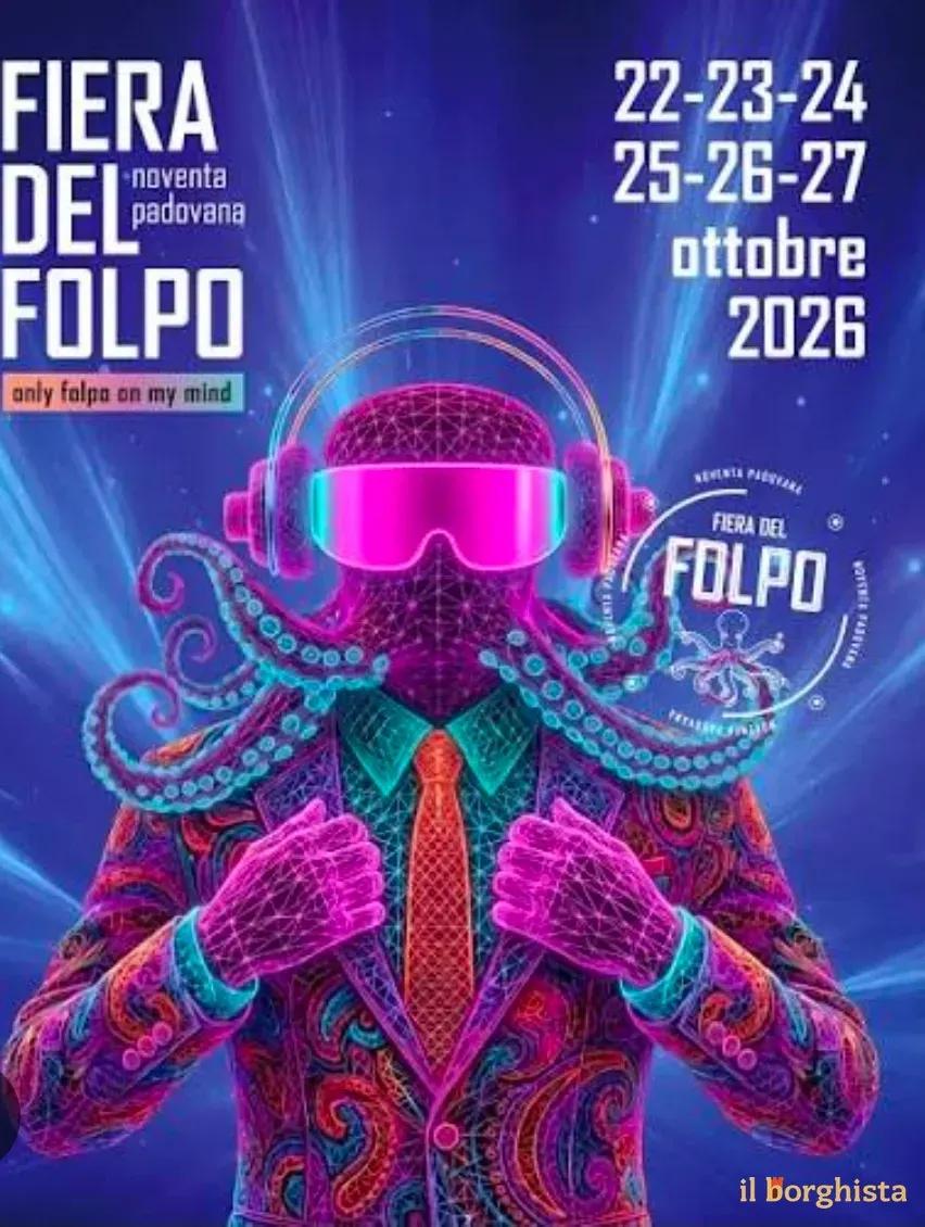 Locandina Fiera del Folpo 2026 a Noventa Padovana (Padova)