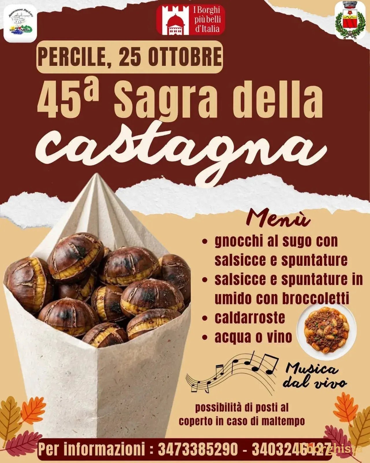 45ª Sagra della Castagna 2026
