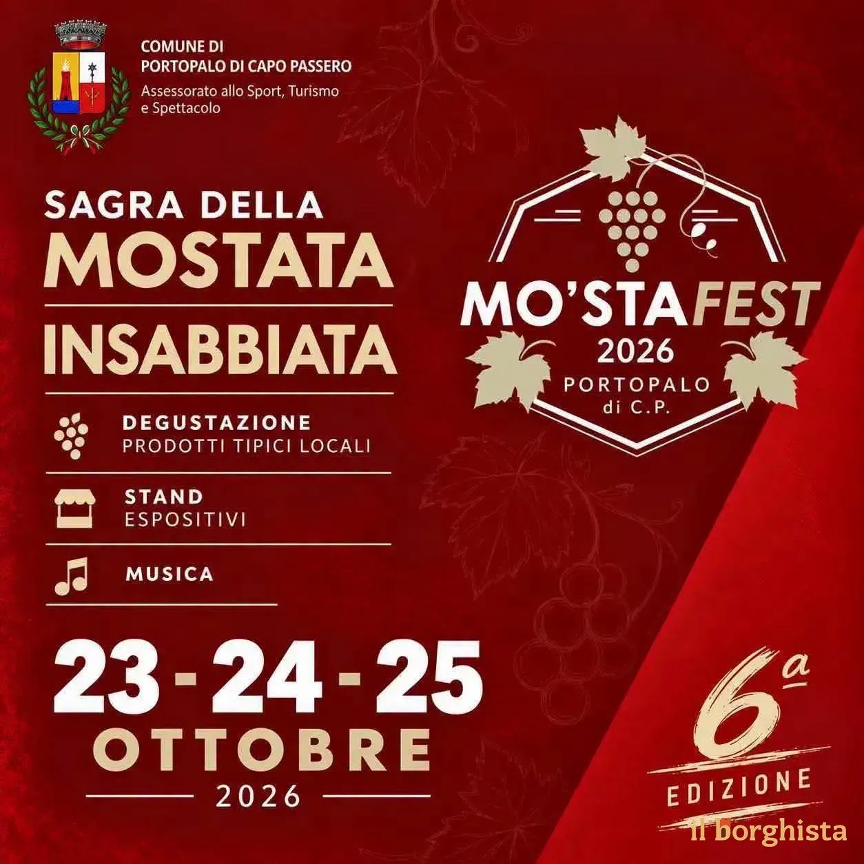 6ª Sagra della Mostata Insabbiata 2026