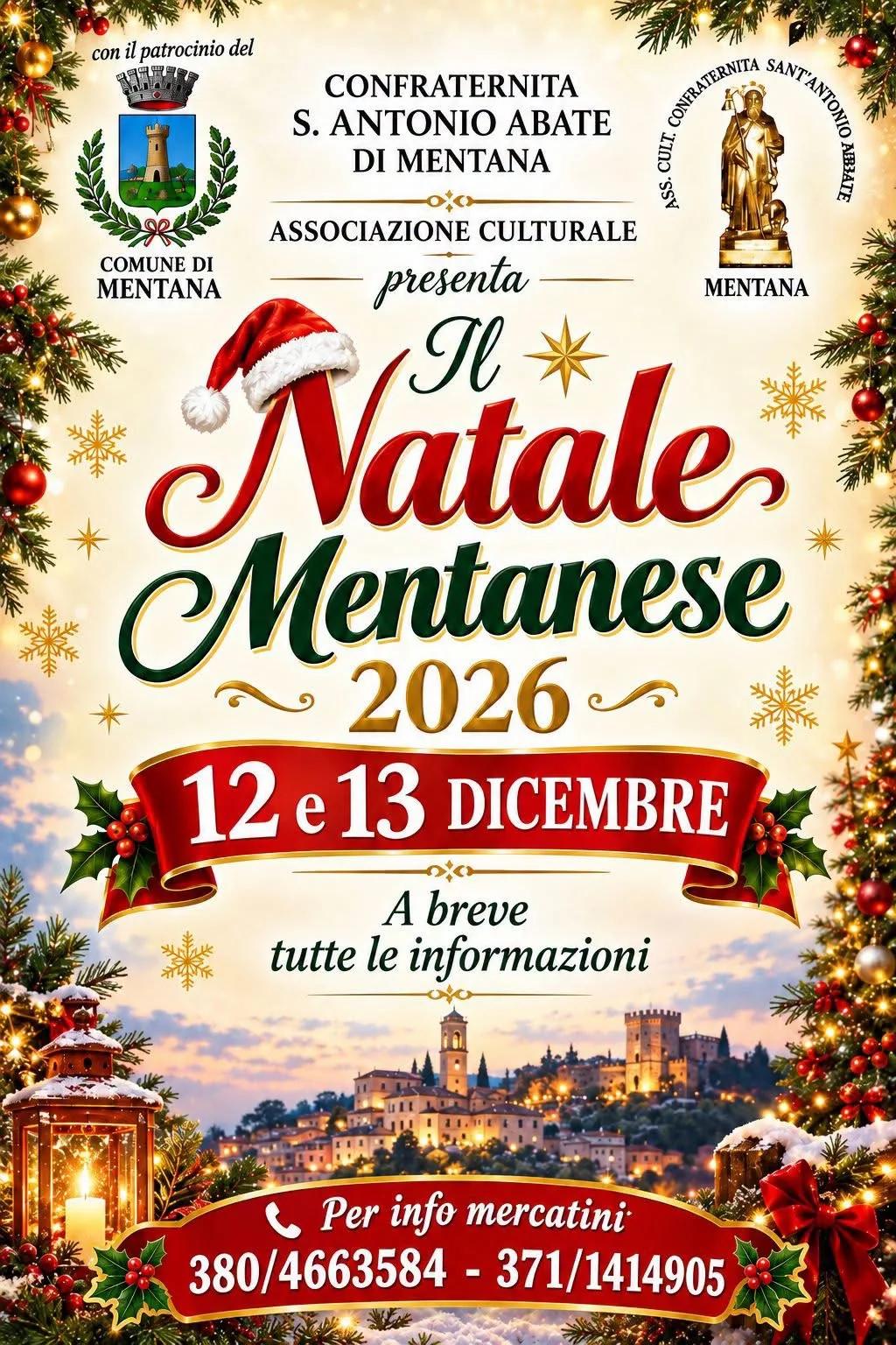 Locandina Il Natale Mentanese 2026 a Mentana (Roma)