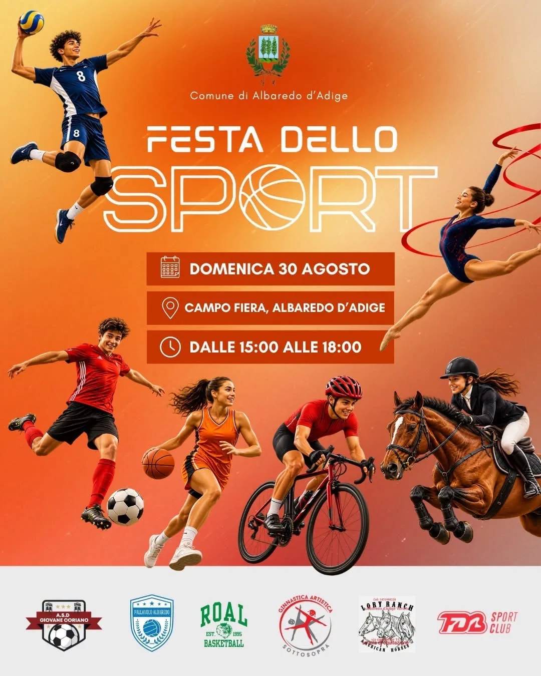Locandina Festa dello Sport 2026 a Albaredo d'Adige (Verona)