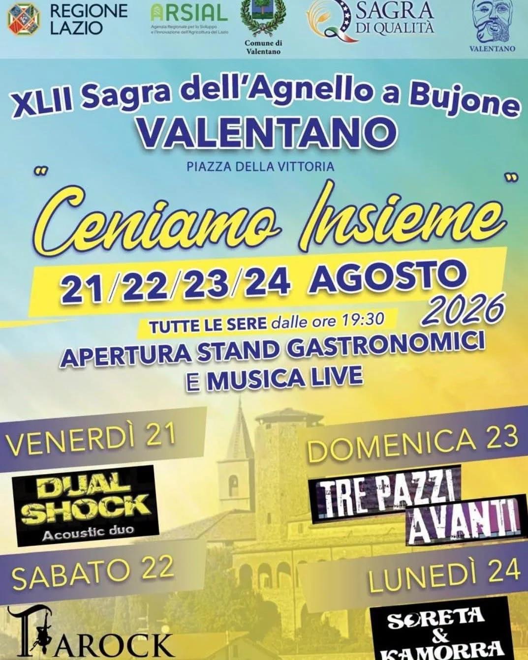 Sagra dell'Agnello a Bujone — Valentano