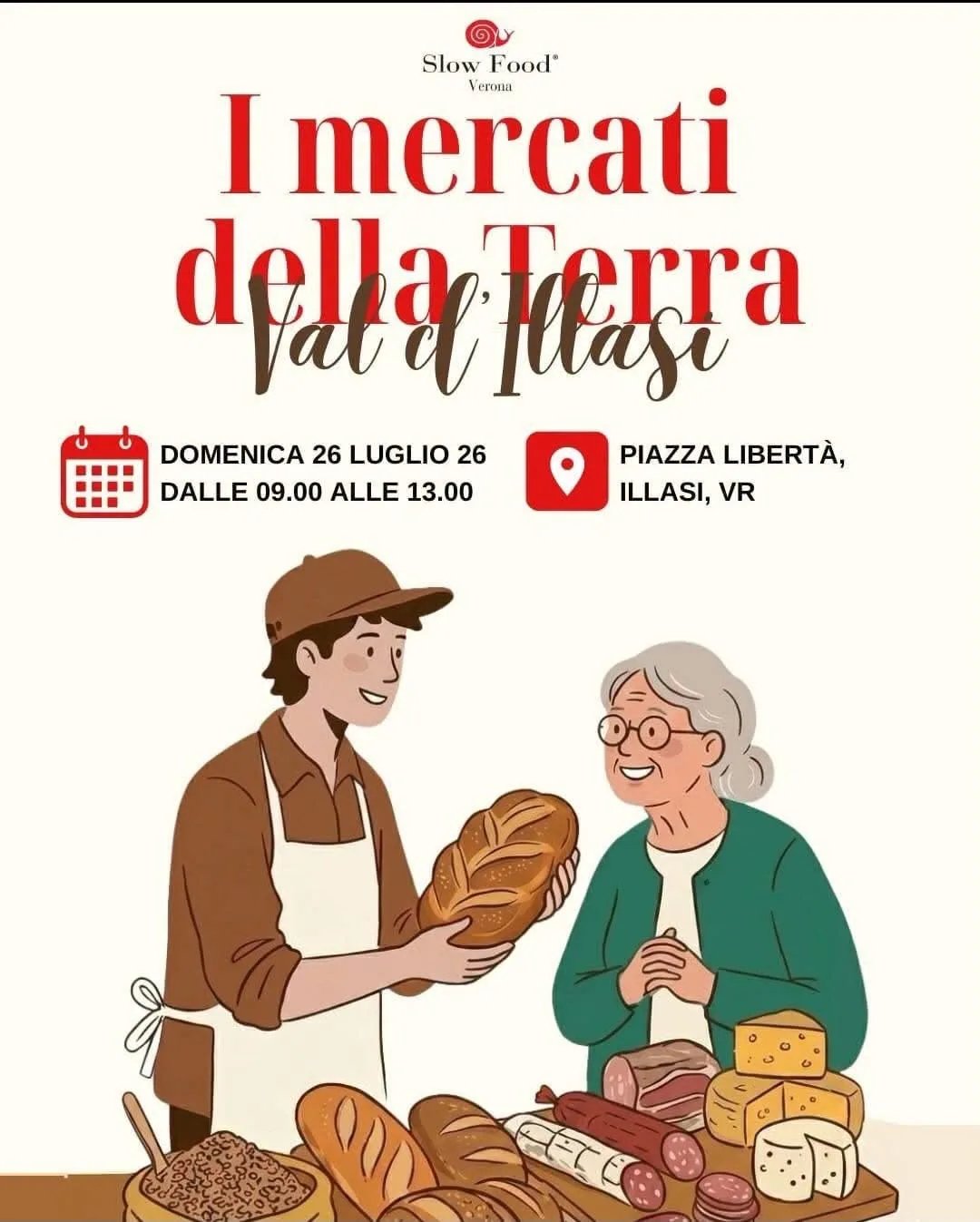 Locandina I mercati della Terra 2026 a Illasi a Illasi (Verona)