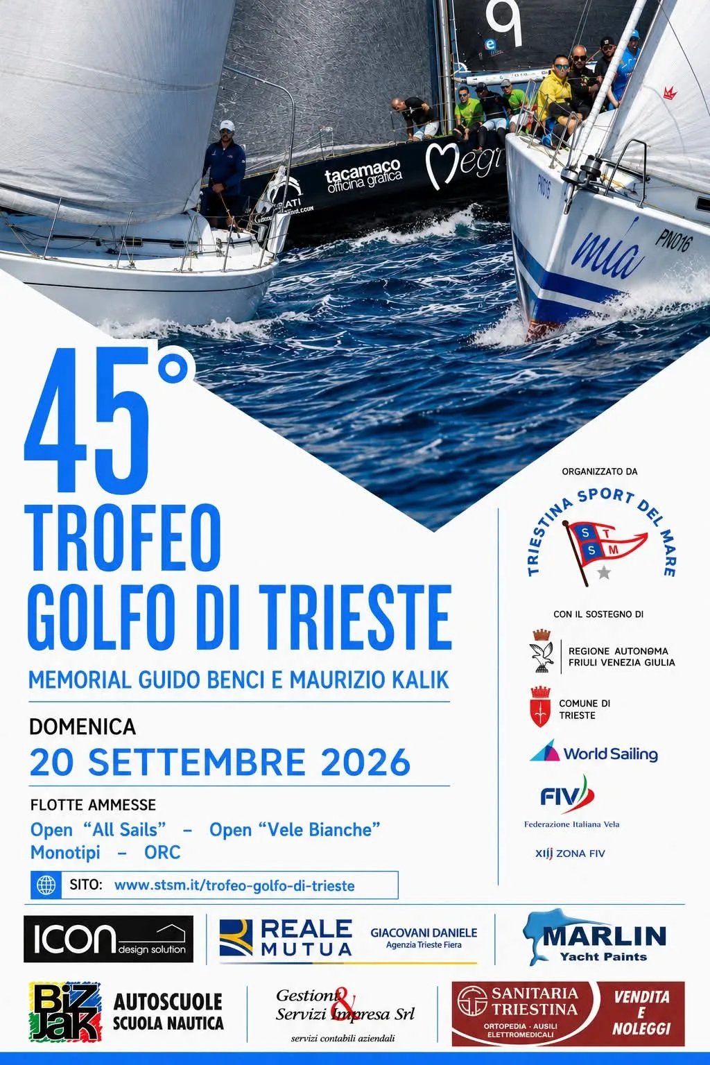 Locandina 45° Trofeo Golfo di Trieste 2026 a Trieste (TS)